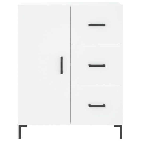 vidaXL Ντουλάπι Λευκό 69,5x34x180 εκ. από Επεξεργασμένο Ξύλο