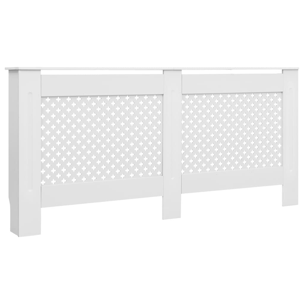 vidaXL Καλύμματα Καλοριφέρ 2 τεμ. Λευκά 172 x 19 x 81,5 εκ. από MDF