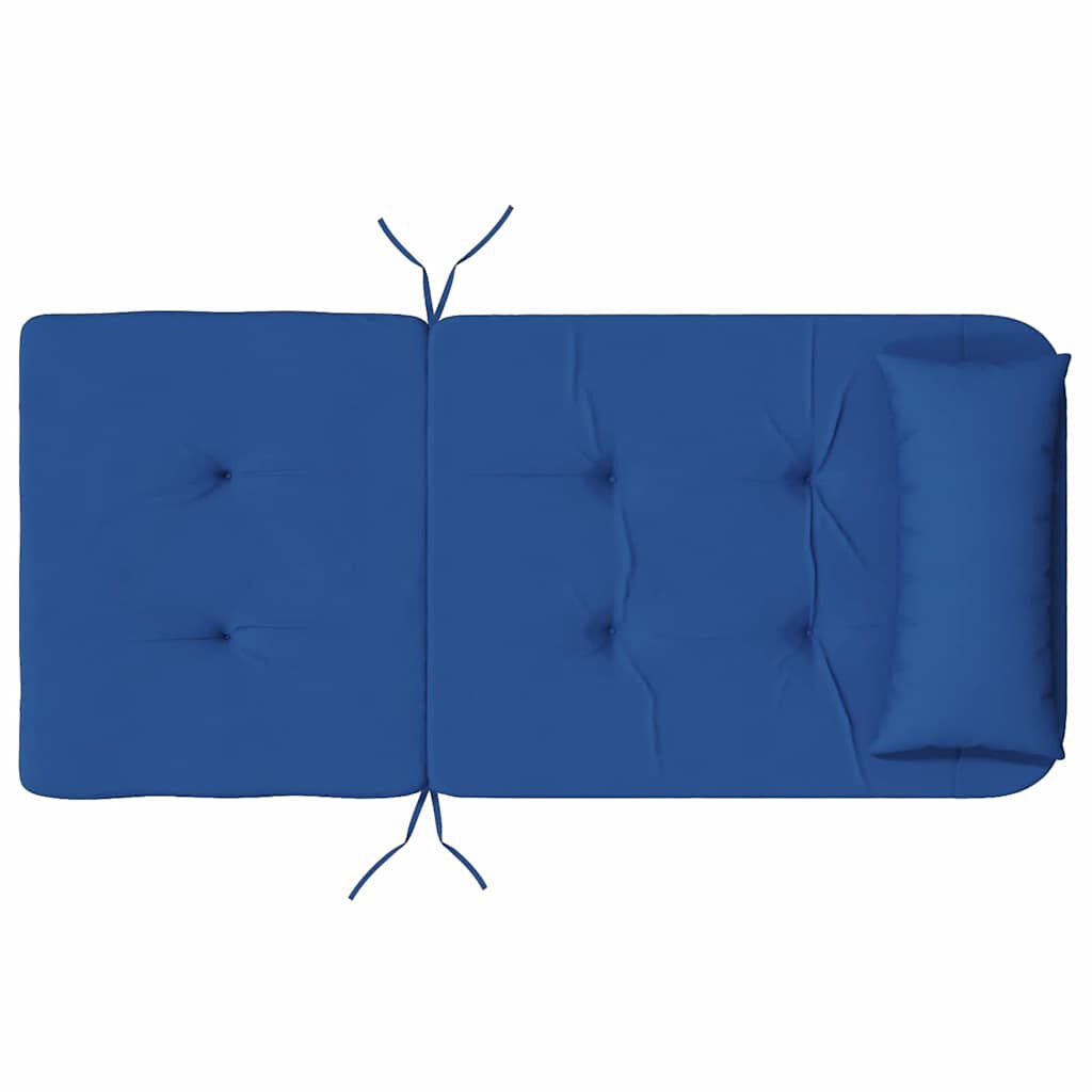vidaXL Μαξιλάρι Καρέκλας 2 pcs Μπλε 58 x 77 x 4.5 εκ Ύφασμα Oxford