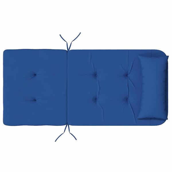 vidaXL Μαξιλάρι Καρέκλας 2 pcs Μπλε 58 x 77 x 4.5 εκ Ύφασμα Oxford
