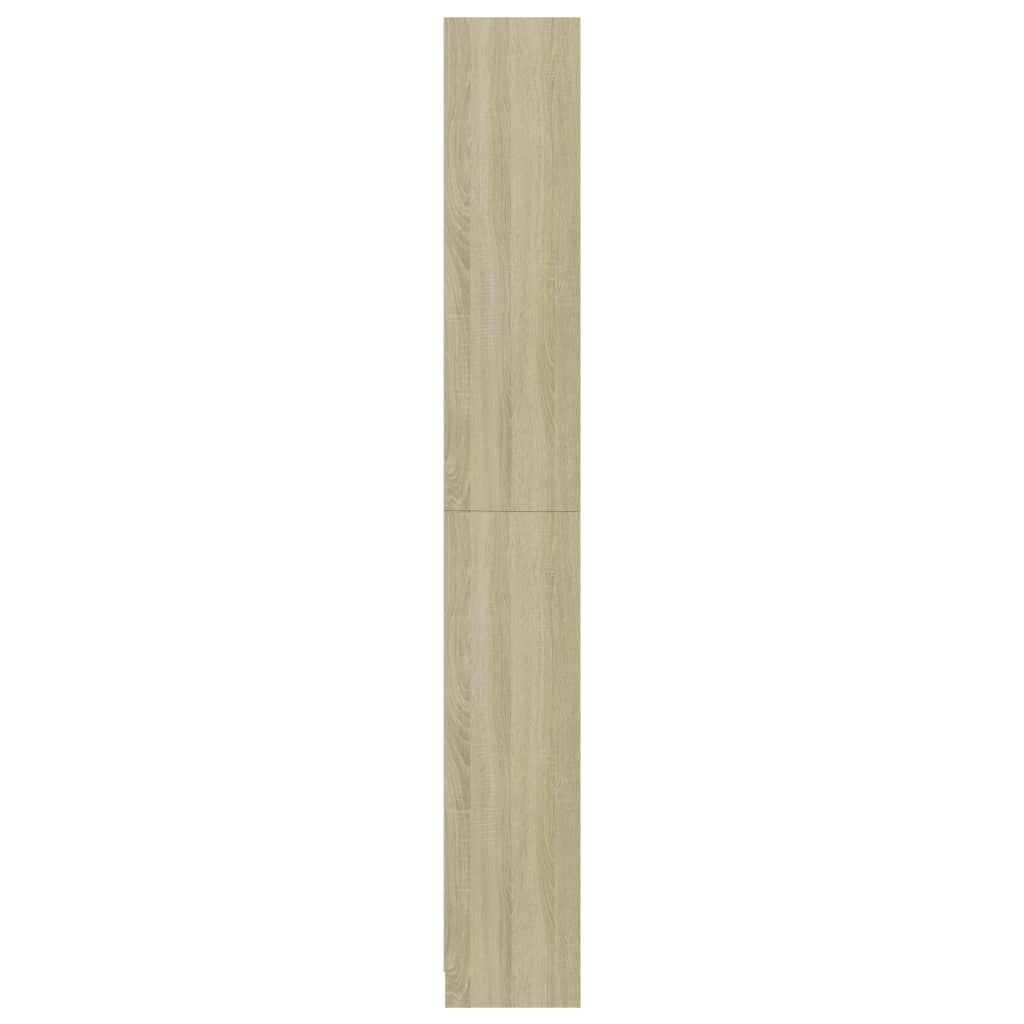 vidaXL Βιβλιοθήκη με 5 Ράφια Sonoma Δρυς 80x24x175 εκ. από Επεξ. Ξύλο