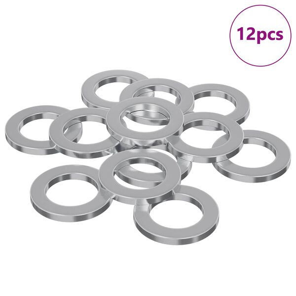 vidaXL &Beta;ί&delta;&epsilon;&sigmaf; 12 pcs &Alpha;&sigma;&eta;&mu;ί 10 x 10 x 1,2 &chi;&iota;&lambda; &Sigma;ί&delta;&epsilon;&rho;&omicron;