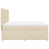 vidaXL &Kappa;&rho;&epsilon;&beta;ά&tau;&iota; Boxspring &mu;&epsilon; &Sigma;&tau;&rho;ώ&mu;&alpha; &Kappa;&rho;&epsilon;&mu; 200x200 &epsilon;&kappa;. &Upsilon;&phi;&alpha;&sigma;&mu;ά&tau;&iota;&nu;&omicron;