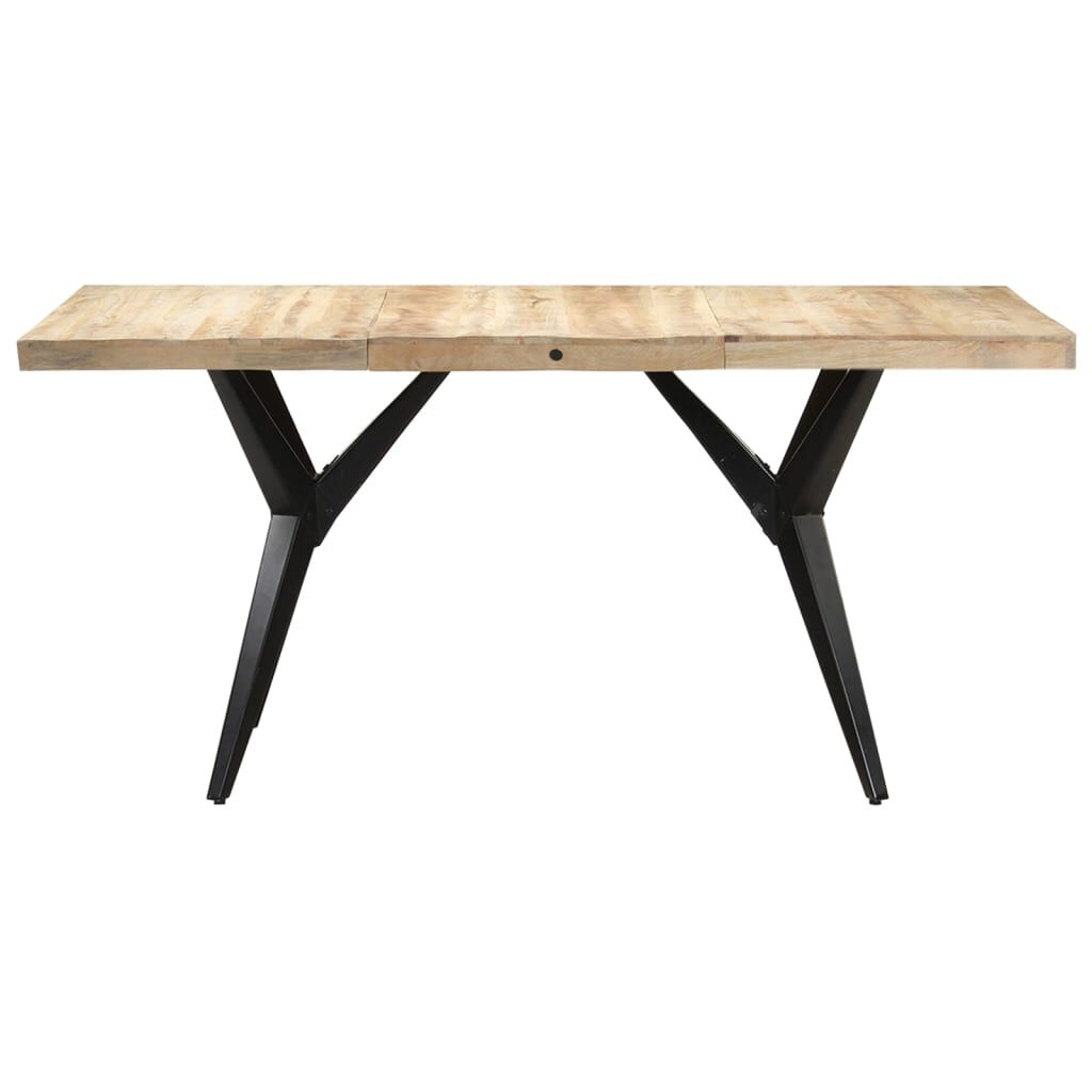 vidaXL Τραπεζαρία 180 x 90 x 76 εκ. από Ακατέργαστο Ξύλο Μάνγκο