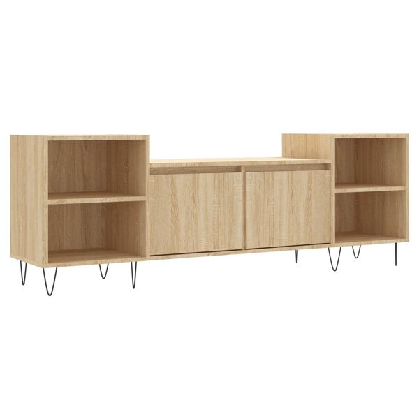vidaXL Έπιπλο Τηλεόρασης Sonoma Δρυς 160x35x55 εκ. Επεξ. Ξύλο