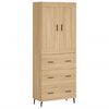 vidaXL &Nu;&tau;&omicron;&upsilon;&lambda;ά&pi;&iota; Sonoma &delta;&rho;&upsilon;&sigmaf; 69,5 x 34 x 180 &epsilon;&kappa;. &alpha;&pi;ό &Epsilon;&pi;&epsilon;&xi;&epsilon;&rho;&gamma;&alpha;&sigma;&mu;έ&nu;&omicron; &Xi;ύ&lambda;&omicron;