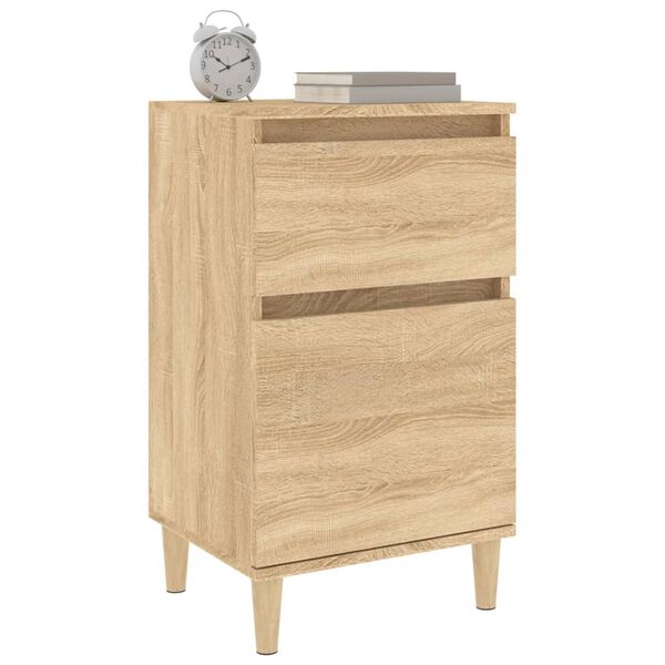 vidaXL Κομοδίνο Sonoma Δρυς 40x35x70 εκ.