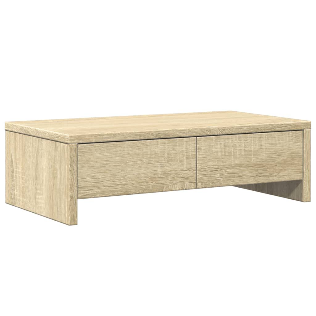 vidaXL Βάση Οθόνης Sonoma Δρυς 50x27x15 εκ. από Επεξεργασμένο Ξύλο