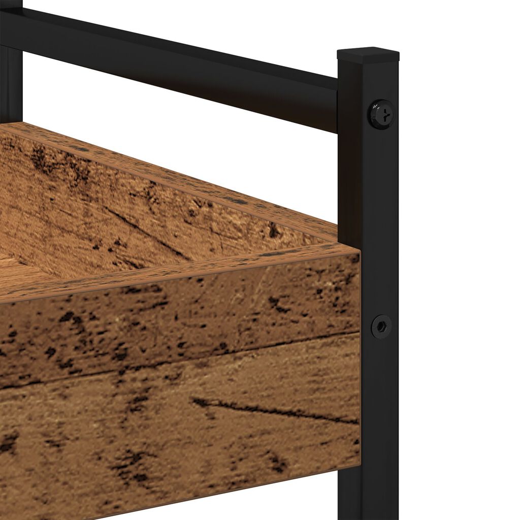 vidaXL Τρόλεϊ Κουζίνας Παλιού Ξύλου 50x30x70 εκ. Επεξεργασμένο Ξύλο