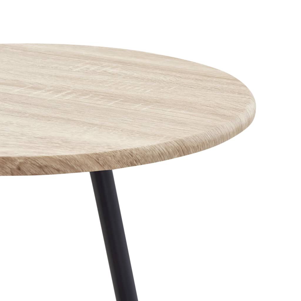 vidaXL Τραπέζι Μπαρ Χρώμα Δρυός 60 x 107,5 εκ. από MDF