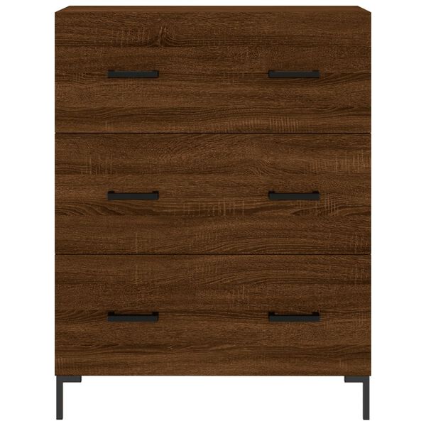 vidaXL Ντουλάπι Καφέ Δρυς 69,5 x 34 x 90 εκ. Επεξεργασμένο Ξύλο
