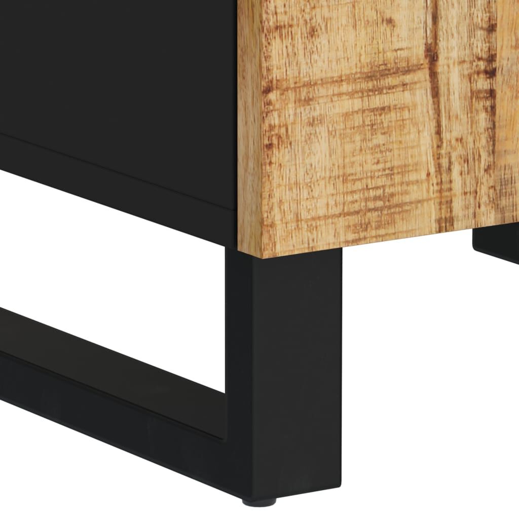 vidaXL Ντουλάπι Μπάνιου 38 x 33 x 58 εκ. από Μασίφ Ξύλο Μάνγκο