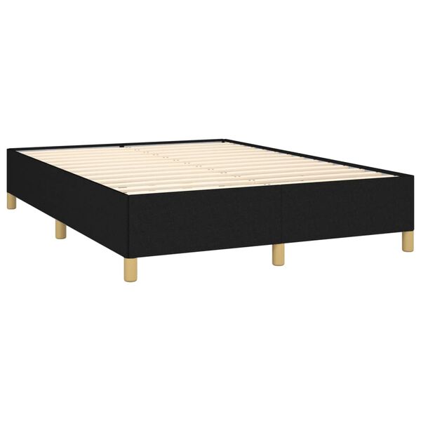 vidaXL &Kappa;&rho;&epsilon;&beta;ά&tau;&iota; Boxspring &mu;&epsilon; &Sigma;&tau;&rho;ώ&mu;&alpha; &Mu;&alpha;ύ&rho;&omicron; 140x190 &epsilon;&kappa;. &Upsilon;&phi;&alpha;&sigma;&mu;ά&tau;&iota;&nu;&omicron;