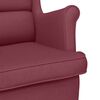 vidaXL πολυθρόνα Wine Red 74x84x100 cm Ύφασμα
