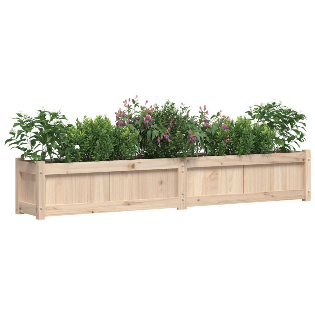 vidaXL Ζαρντινιέρα 180 x 31 x 31 εκ. από Μασίφ Ξύλο Πεύκου
