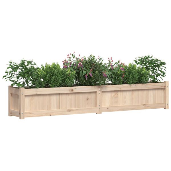 vidaXL Ζαρντινιέρα 180 x 31 x 31 εκ. από Μασίφ Ξύλο Πεύκου