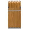 vidaXL Ξυλοθήκη Ξύλινη Όψη 120x45x100 εκ. από Γαλβανισμένο Ατσάλι