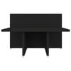 vidaXL Τραπεζάκι Σαλονιού Μαύρο 111,5 x 50 x 33 εκ Επεξεργασμένο Ξύλο