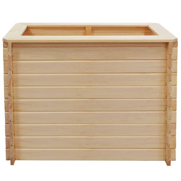 vidaXL Ζαρντινιέρα Υπερυψωμένη 100x50x80 εκ./19 χιλ. Εμποτ.Ξύλο Πεύκου