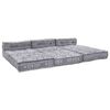 vidaXL Μαξιλάρι 4 pcs Ανοιχτό γκρι 70 x 70 x 54 εκ Πολυεστέρας