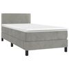 vidaXL &Kappa;&rho;&epsilon;&beta;ά&tau;&iota; Boxspring &mu;&epsilon; &Sigma;&tau;&rho;ώ&mu;&alpha; & LED &Alpha;&nu;.&Gamma;&kappa;&rho;&iota; 80x200 &epsilon;&kappa;. &Beta;&epsilon;&lambda;&omicron;ύ&delta;&iota;&nu;&omicron;