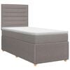vidaXL &Kappa;&rho;&epsilon;&beta;ά&tau;&iota; box spring &mu;&epsilon; &sigma;&tau;&rho;ώ&mu;&alpha; Taupe 90 x 200 cm Ύ&phi;&alpha;&sigma;&mu;&alpha;