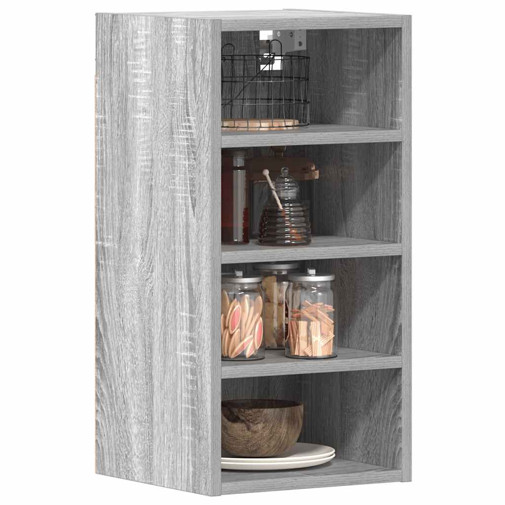 vidaXL κρεμαστό ντουλάπι Riga γκρι Sonoma 30x29,5x60 cm