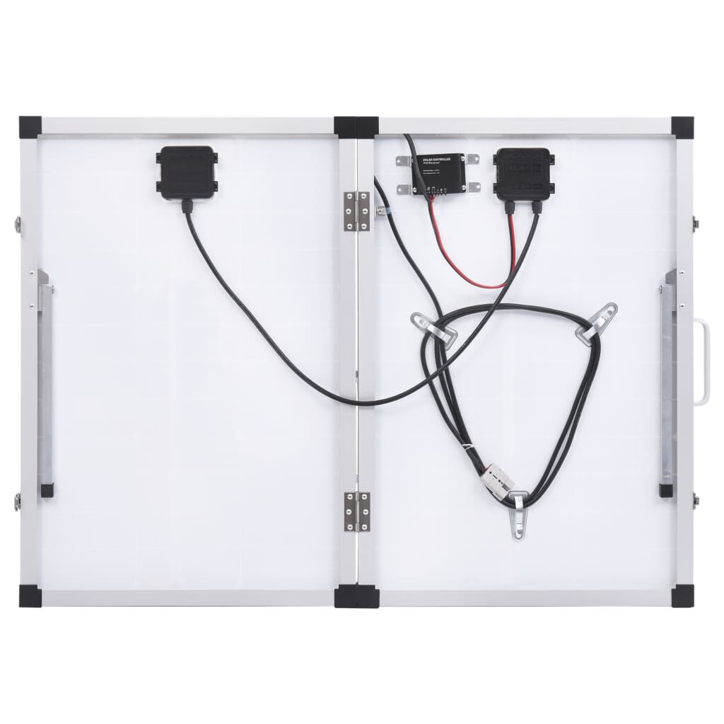 vidaXL Ηλιακή Βαλίτσα με Φωτοβολταϊκά Πάνελ 120 W 12 V