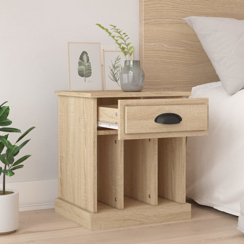 vidaXL Κομοδίνο Sonoma Δρυς 43x36x50 εκ.