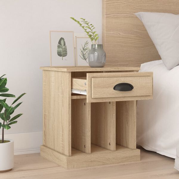vidaXL Κομοδίνο Sonoma Δρυς 43x36x50 εκ.