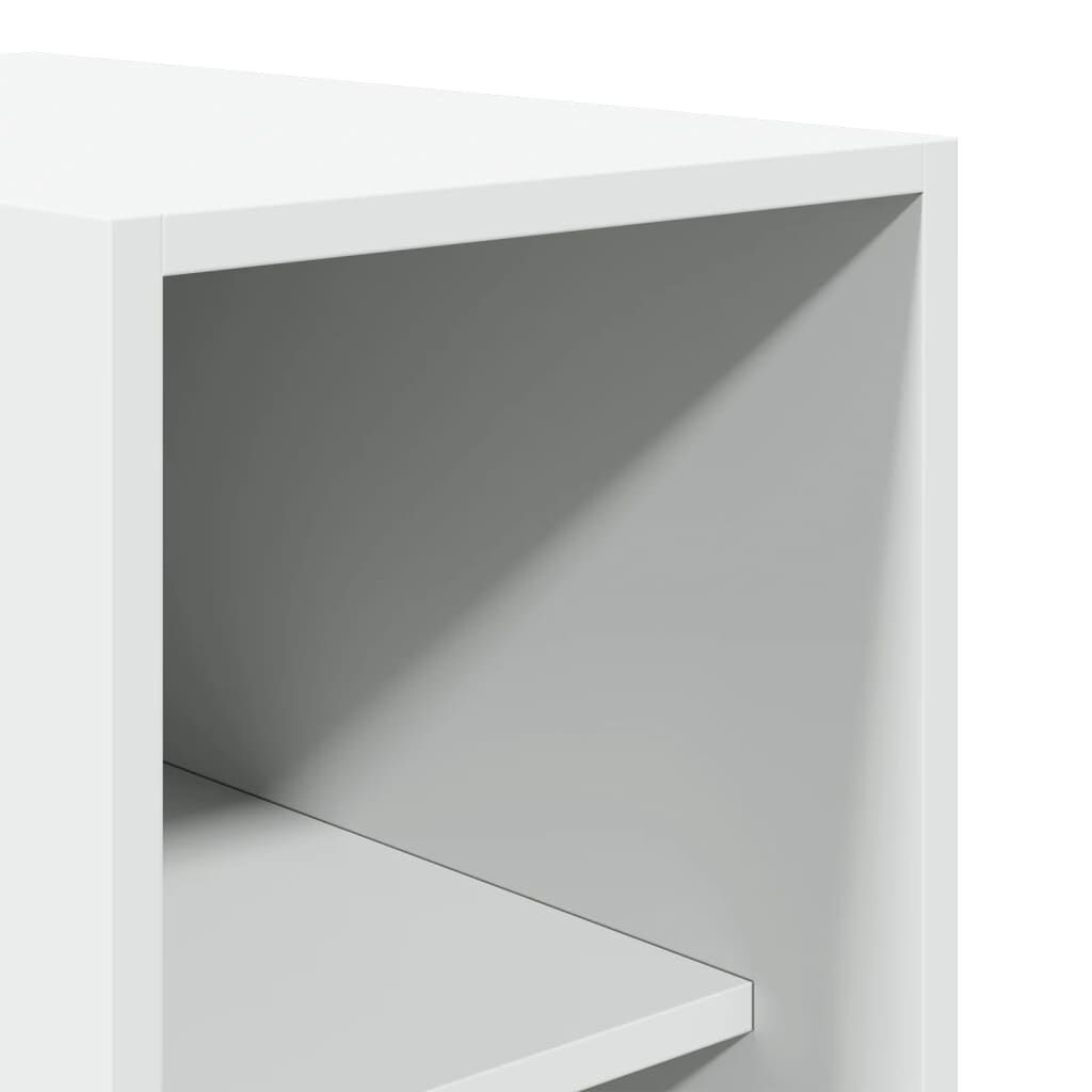 vidaXL Ντουλάπα Λευκή 30x50x200 εκ. από Επεξεργασμένο Ξύλο