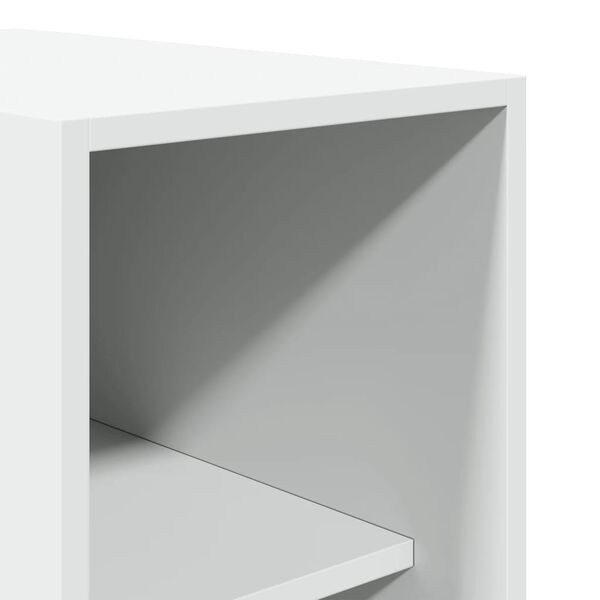 vidaXL Ντουλάπα Λευκή 30x50x200 εκ. από Επεξεργασμένο Ξύλο