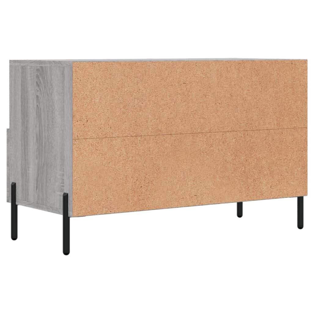 vidaXL Έπιπλο Τηλεόρασης Γκρι Sonoma 80x36x50 εκ. από Επεξεργ. Ξύλο