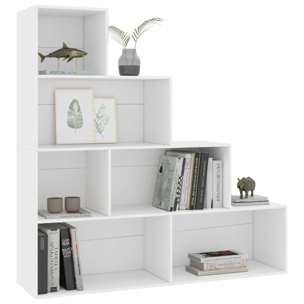 vidaXL Βιβλιοθήκη/Διαχωριστικό Χώρου Λευκό 155x24x160 εκ. Επεξ. Ξύλο