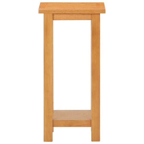 vidaXL Τραπέζι Βοηθητικό 27 x 24 x 55 εκ. από Μασίφ Ξύλο Δρυός