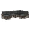 vidaXL &Sigma;&epsilon;&tau; &Kappa;&alpha;&nu;&alpha;&pi;έ &Kappa;ή&pi;&omicron;&upsilon; 9 pcs &Gamma;&kappa;&rho;&iota; &kappa;&alpha;&iota; &Sigma;&kappa;&omicron;ύ&rho;&omicron; &Gamma;&kappa;&rho;&iota; &sigma;&upsilon;&nu;&theta;&epsilon;&tau;&iota;&kappa;ό &rho;&alpha;&tau;ά&nu;