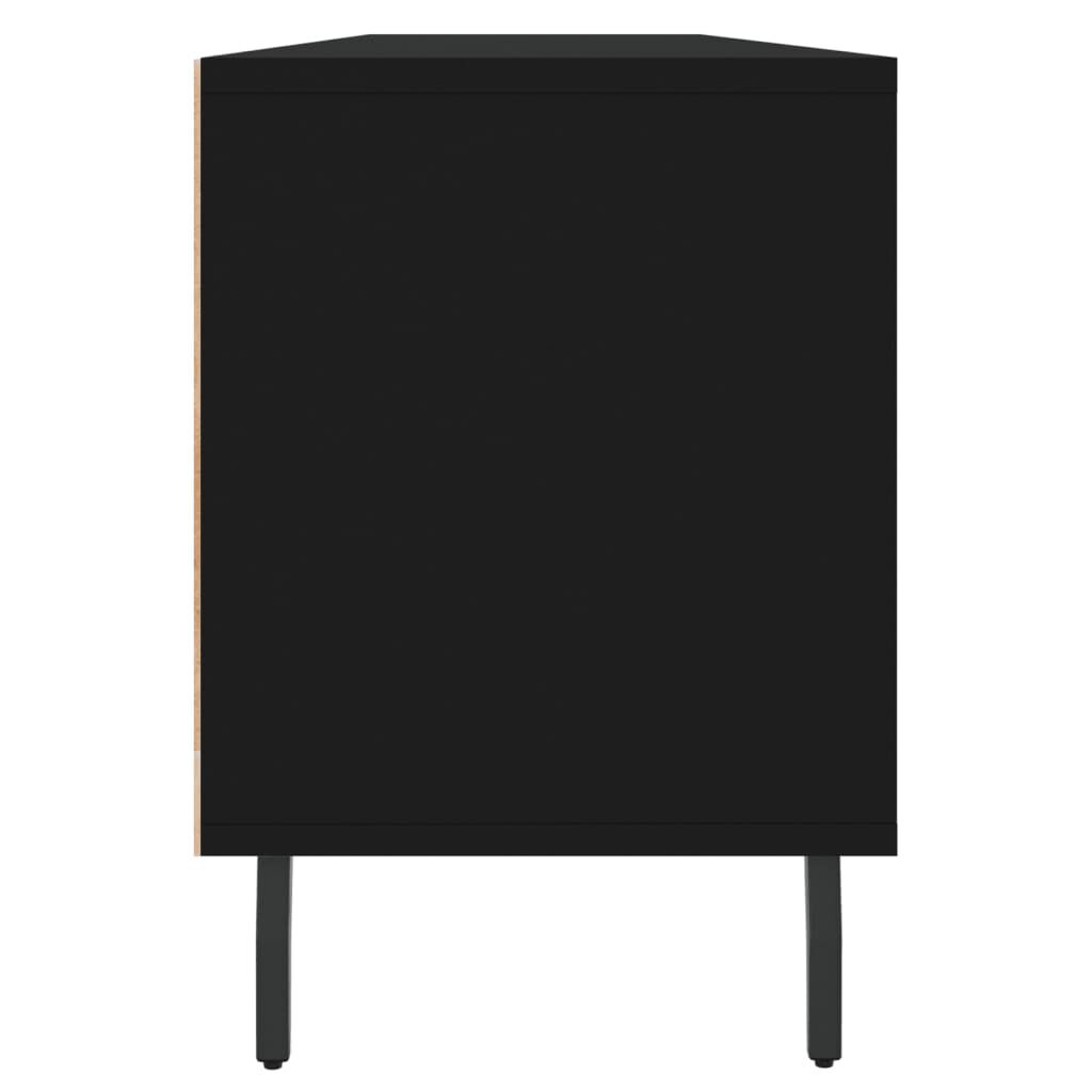 vidaXL Έπιπλο Τηλεόρασης Μαύρο 150x30x44,5 εκ. Επεξεργασμένο Ξύλο