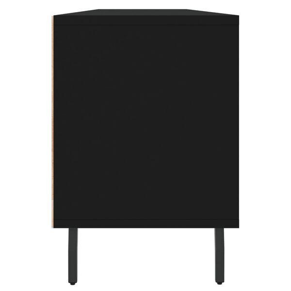 vidaXL Έπιπλο Τηλεόρασης Μαύρο 150x30x44,5 εκ. Επεξεργασμένο Ξύλο