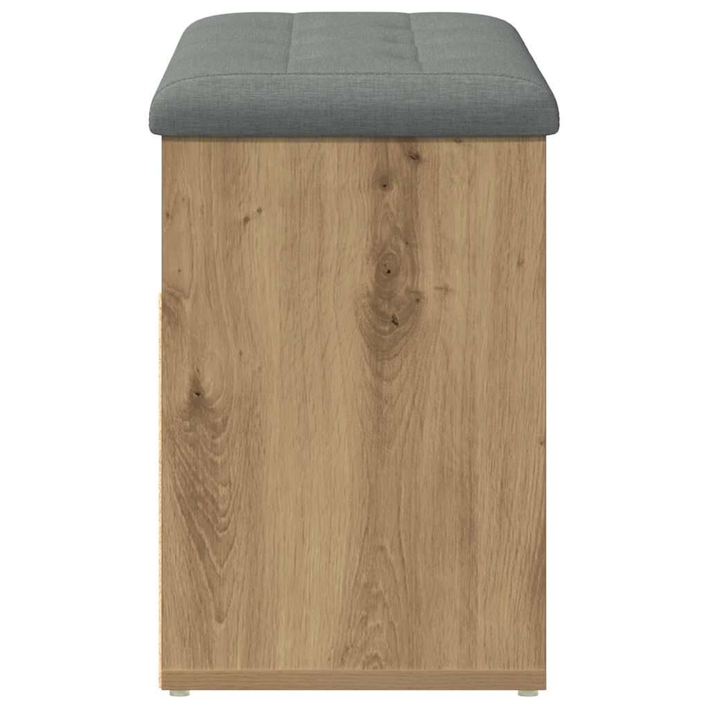 Πάγκος παπουτσιών vidaXL Artisan Oak 82x32x45,5 cm Κατασκευασμένο ξύλο