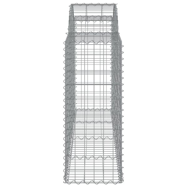 vidaXL Συρματοκιβώτια Τοξωτά 50 τεμ. 200x50x100/120 εκ. Γαλβαν. Ατσάλι