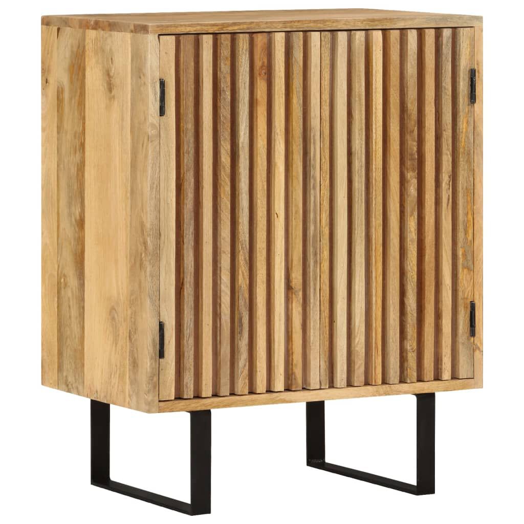 vidaXL Ντουλάπι με 2 Πόρτες 55 x 35 x 70 εκ. από Μασίφ Ξύλο Μάνγκο
