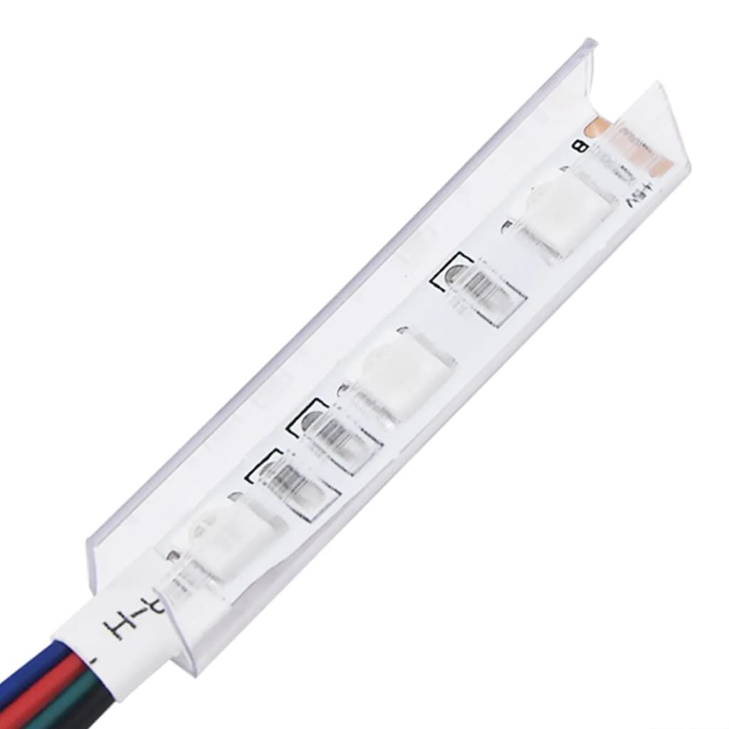 vidaXL Μπουφές με Φώτα LED Λευκός 181,5 x 37 x 100 εκ.