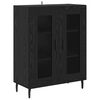 vidaXL Highboard 2 pcs &Mu;&alpha;ύ&rho;&eta; &Omicron;&xi;&upsilon;ά &Sigma;ύ&nu;&theta;&epsilon;&tau;&omicron; &Xi;ύ&lambda;&omicron; &kappa;&alpha;&iota; &Gamma;&upsilon;&alpha;&lambda;ί