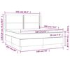 vidaXL &Kappa;&rho;&epsilon;&beta;ά&tau;&iota; Boxspring &mu;&epsilon; &Sigma;&tau;&rho;ώ&mu;&alpha; &Sigma;&kappa;&omicron;ύ&rho;&omicron; &Gamma;&kappa;&rho;&iota; 160x200 &epsilon;&kappa; &Upsilon;&phi;&alpha;&sigma;&mu;ά&tau;&iota;&nu;&omicron;