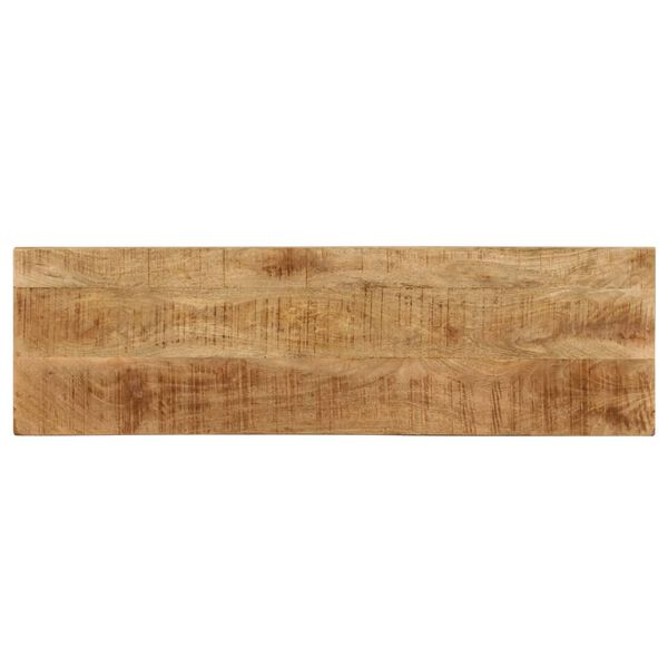 vidaXL Τραπέζι Κονσόλα 120 x 35 x 76 εκ. από Μασίφ Ξύλο Μάνγκο/Ατσάλι