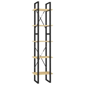 vidaXL &Beta;&iota;&beta;&lambda;&iota;&omicron;&theta;ή&kappa;&eta; &mu;&epsilon; 5 &Rho;ά&phi;&iota;&alpha; 40 x 30 x 175 &epsilon;&kappa;. &alpha;&pi;ό &Xi;ύ&lambda;&omicron; &Pi;&epsilon;ύ&kappa;&omicron;&upsilon;
