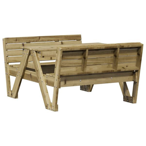 vidaXL Τραπέζι Πικνίκ για Παιδιά 88x122x58 εκ. Εμποτ. Ξύλο Πεύκου