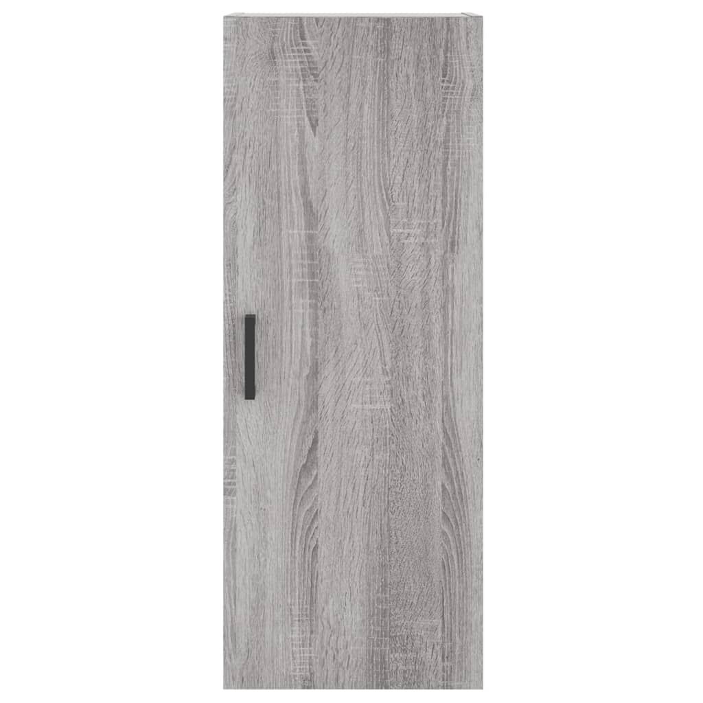 vidaXL Μπουφές Sonoma Γκρι 34,5 x 34 x 180 εκ. από Επεξεργασμένο Ξύλο