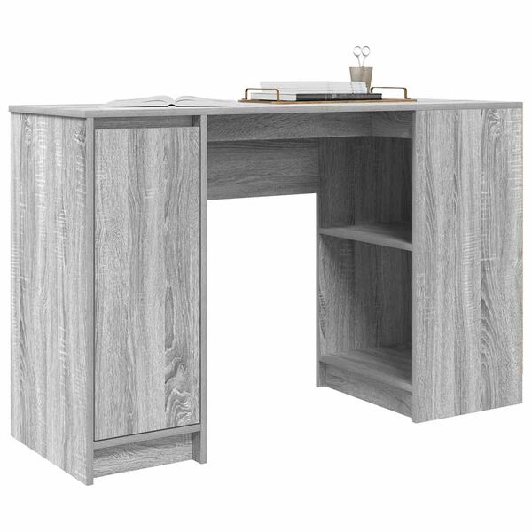 vidaXL Γραφείο Γκρι Sonoma 120x42x76 εκ. από Επεξεργασμένο Ξύλο