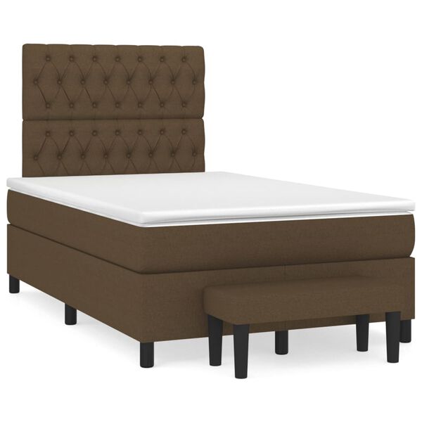 vidaXL &Kappa;&rho;&epsilon;&beta;ά&tau;&iota; Boxspring &mu;&epsilon; &Sigma;&tau;&rho;ώ&mu;&alpha; &Sigma;&kappa;&omicron;ύ&rho;&omicron; &Kappa;&alpha;&phi;έ 120x200 &epsilon;&kappa;. &Upsilon;&phi;&alpha;&sigma;&mu;ά&tau;&iota;&nu;&omicron;